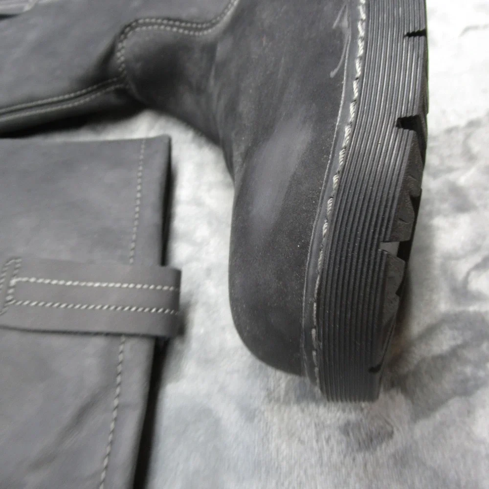 Herman Survivors Work Boots Men 14 Black Leather Steel Toe Anti Fatigue NEW